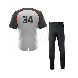 Uniformes de Béisbol Personalizados para Adultos, Transpirables, 100% Poliéster, MOQ Bajo, Ropa Deportiva Cómoda - Product Image 4