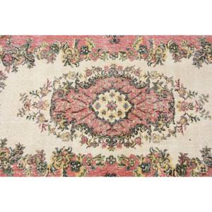 พรมขนแกะสไตล์ตุรกีวินเทจ4x6 'สีเบจสีน้ำตาลสไตล์คลาสสิกสี่เหลี่ยมผืนผ้าขนาดใหญ่พรมกำมะหยี่ปะต่อน้ำยางสำหรับห้องโถงห้อง - Product Image 5