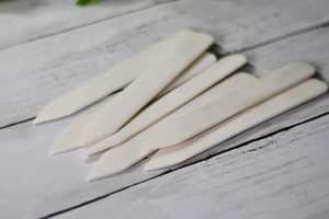 Carpeta de hueso blanco Natural de búfalo Real de calidad Premium de R M INTERNATIONAL, arte de forma de rectángulo de amor tallado ecológico - Product Image 6