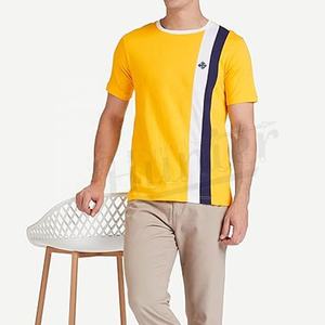 Camiseta de manga corta, algodón, poliéster, mezcla de colores regulares, personalizada con tu logotipo, ropa de hombre, camisetas - Product Image 3