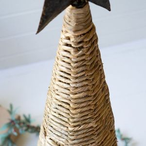 Hot Trend Rattan Christmas Tree Decor Navidad Hecho a mano Tree Decor OEM Embalaje personalizado Hecho en Vietnam Fabricante - Product Image 5