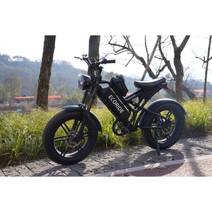 Vélo électrique chinois de haute qualité avec pneus larges, Ecoride Factory Dirte, vélo électrique 15ah à double moteur, vélo électrique V10 pour adultes - Product Image 1