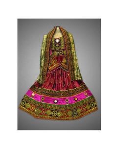 Robes afghanes Kuchi Robe tribale ethnique vintage Kuchi, fête afghane/pakistanaise Kuchi Robes traditionnelles aux couleurs vives - Product Image 5