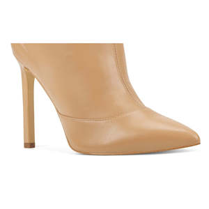 Nine West Stivaletti da Donna Tirzah Beige Taglia 7 M Slip-On in Denim a Pois con Punta Affusolata e Design Traspirante - Product Image 2