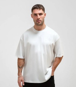 T-shirt à manches courtes oversize de qualité supérieure pour homme Vêtements de sport classiques avec coupe parfaite Hauts athlétiques tricotés décontractés - Product Image 5