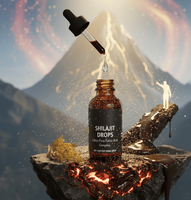 ODM & OEM disponible 60ml vente en gros 60ml pur résine de Shilajit de l'Himalaya extrait de plantes supplément liquide
