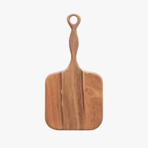Tabla de cortar de madera marrón de diseñador antiguo Tabla de cortar de madera clásica para verduras Frutas Tabla de cortar carne - Product Image 5