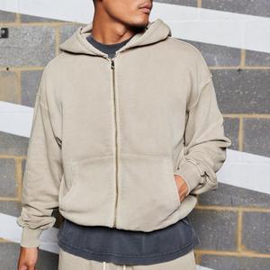High Quality Men's Zipper <b>Hoodie</b> 100% Cotton Winter Vintage Acid Wash <b>Y2K</b> Oversized <b>Zip</b> <b>up</b> <b>Hoodie</b> - Product Image 2