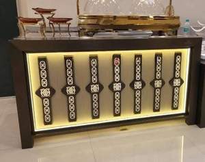 Mostrador de catering de calidad superior de lujo para fiestas y bodas Mostrador de decoración de Bodas de acero inoxidable de alta calidad - Product Image 5