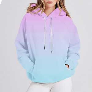 Sudaderas con Capucha Ligeras para Mujer al por Mayor, Sudaderas de Algodón Suave, Sudaderas con Capucha Personalizadas de Alta Calidad para Mujer - Product Image 6