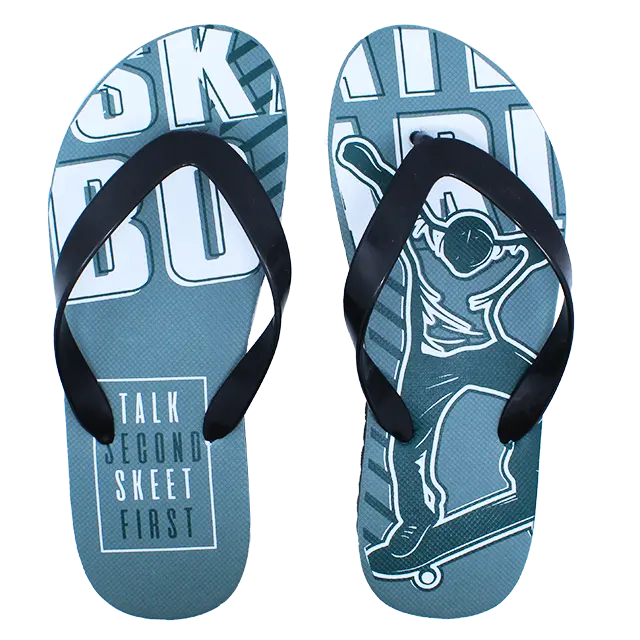 Wholesale Design High Quality PVC Straps Custom Outdoor Beach EVA flip flops OEM slippers Men Printed
