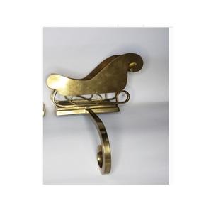 <b>Christmas</b> <b>stocking</b> hanger made from sturdy iron perfect for traditional holiday mantel decoration and winter ambiance - Product Image 2