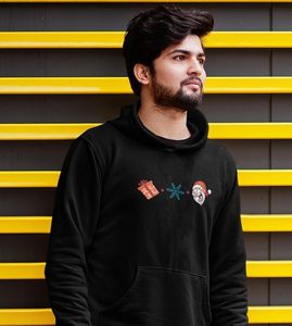 Hombres pulóver sudaderas con capucha de Navidad al por mayor de alta calidad de algodón de lana sudaderas con capucha de Navidad personalizada - Product Image 4