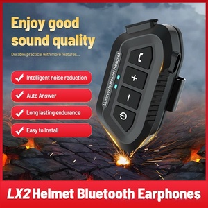 Auriculares con cancelación de ruido LX2 CVC para casco de motocicleta, audio de conversación clara de alta velocidad BT 5,3 - Product Image 3