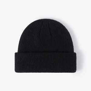 Bonnets en tricot d'hiver pour hommes avec logo personnalisé, coupe-vent, chaleur, mode pour hommes, bonnet de créateur en gros, streetwear décontracté - Product Image 6
