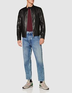 Men's Stylish <b>Leather</b> <b>Jacket</b> with Quilted Panels Waterproof Feature Comfortable Fit for <b>Winter</b> Season <b>jacket</b> for men - Product Image 3