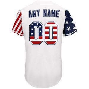 2025 nouvelle tendance marque personnalisée Statue de la liberté USA drapeau authentique Trump mode Softball maillots de Baseball - Product Image 3