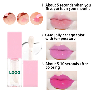 Bajo MOQ Vegan <span class=keywords><strong>Lip</strong></span> Oil Tint Stain Glaze Hidratante <span class=keywords><strong>Magic</strong></span> <span class=keywords><strong>Lip</strong></span> Oil Cambio de color PH Tinted <span class=keywords><strong>Lip</strong></span> <span class=keywords><strong>Gloss</strong></span> - Product Image 2