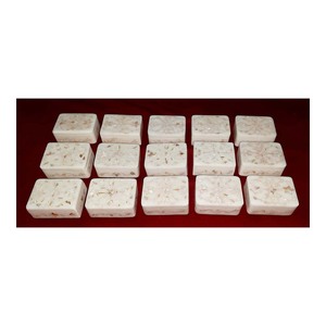 Marble MOP Inlaid Jewelry <b>Boxes</b> Hand Made Mother of Pearl <b>Floral</b> Inlaid <b>Boxes</b> Pure Marble New Customized Branded MOP Box - Product Image 1