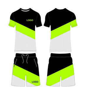 Conjunto de pantalones cortos OEM para hombre, ropa de verano, conjuntos de jogging para hombre, transpirables de talla grande, manga corta con pantalones cortos, conjuntos de verano de algodón para hombre - Product Image 5