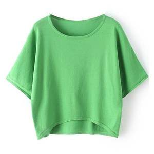 2023 verano último diseño mujer Crop Top camiseta precio de fábrica mujer moda Crop camiseta - Product Image 1