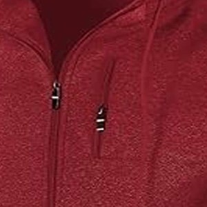 เสื้อฮู้ดผู้ชายผ้าฝ้ายโพลีเอสเตอร์สีทึบมาใหม่ล่าสุด - Product Image 2