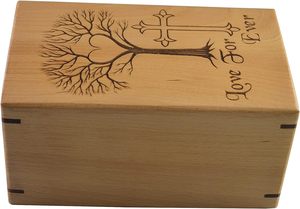 Tree of Life Rosewood Cremation <b>Urn</b> for Human Ashes Adult <b>Large</b> Keepsake for Ashes for Ground Burial Pet <b>Urn</b> for Dogs & Cat - Product Image 3