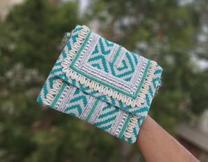 Bolso bandolera bohemio para mujer, bandolera bohemia de India, bolso de mano hecho a mano con cuentas, sobre de noche, bolsos de mano para fiesta - Product Image 6