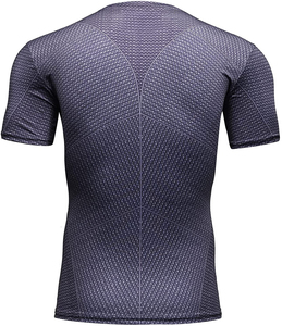 Alta demanda Diseño personalizado Sublimación Manga corta Camisa de compresión unisex Rash Guard MMA Artes marciales Alta calidad Rash Guard - Product Image 3