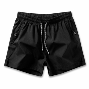 Custom <b>Men's</b> Casual Gym Shorts Breathable Ice Silk Sports Shorts Quick Dry With Zipper Pockets Fitness Running Shorts - Product Image 4