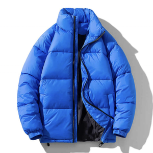 Elegante abrigo grueso para exteriores, chaqueta Parka para hombres y mujeres, logotipo personalizado, invierno frío, Puffer con procesamiento terminado - Product Image 2