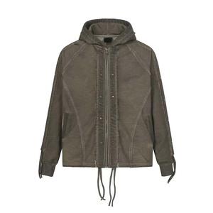 Sweats à capuche unisexes vintage personnalisés, lavés à l'acide, coupe régulière, sweats à capuche d'hiver, motif uni ample avec impression numérique, sweats à capuche pour hommes - Product Image 5