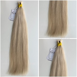 Precio de fábrica Extensiones de cabello a granel Cabello humano virgen vietnamita Doble abajo 100 gramos 3,2 USD - Product Image 3