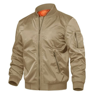 Chaquetas de bombardero de satén de seda personalizables para hombre y mujer, chaquetas universitarias personalizadas transpirables con cremallera para otoño e invierno, logotipo OEM - Product Image 5