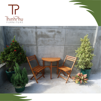 Ensemble de meubles en bois massif en gros : table basse et chaises pour la maison, bar, restaurant, hôtel, café, jardin – Fabriqué au Vietnam