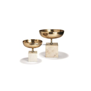 La última mesa de alta demanda, cuenco decorativo para Mezclar alimentos y frutas, centro de mesa de mármol negro, cuencos de comida para eventos de boda - Product Image 5