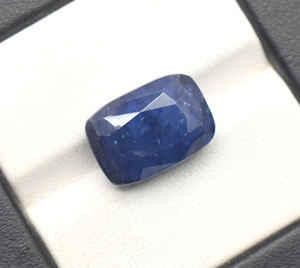 เบาะรองนั่งแซฟไฟร์กำมะหยี่สีฟ้าอ่อน11.5ชิ้น, ของขวัญแต่งงาน September birthstone สำหรับแหวนหมั้นครบรอบ14X10X7มม. - Product Image 2