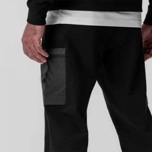 Pantalon de jogging cargo pour hommes avec poches zippées-Pantalon pratique et élégant pour le travail, les voyages et les activités quotidiennes - Product Image 5