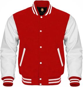 Meilleure vente personnalisée Bomber School Baseball Letterman Varsity Jacket Manches en cuir de vache Letterman Jacket Streetwear Jacket - Product Image 4
