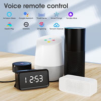 Control Remoto Inteligente Tuya WiFi IR RF433 con Temporizador para Aire Acondicionado, Ventilador, TV y DVD, Compatible con Alexa/Asistente de Google