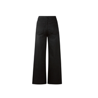 Jeans décontractés pour femmes, à la mode, respirants, écologiques, personnalisés, à jambes larges, en denim, longueur intégrale, en provenance du Bangladesh, vente en gros