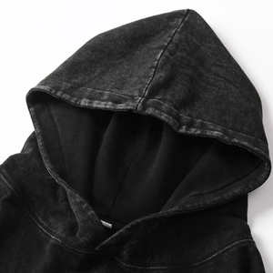 Sudadera con Capucha para Hombre con Logotipo Personalizado, Lavado Ácido, Manga Larga, Estilo Holgado, Ropa Urbana, Sudadera Térmica con Capucha para Hombre - Product Image 6