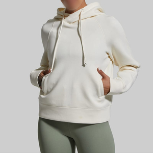 Sudaderas de Invierno para Mujer, Elegantes y de Alta Calidad, 100% Algodón, Color Sólido, Logotipo Frontal, Diseño Nuevo al por Mayor - Product Image 1