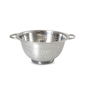 Colador Ovalado de Acero Inoxidable Plateado, Tazón Desechable, Diseño Art Deco, Hecho a Mano para Decoración del Hogar - Product Image 2