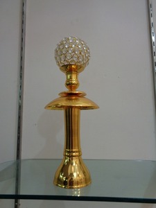 Candelabro alto de aluminio para decoración de fiestas y bodas, Color dorado - Product Image 2