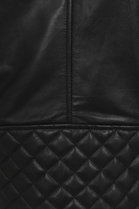 Best Selling <b>Men's</b> Winter Slim Leather <b>Jacket</b> with Stand Collar and Front Logo Customized Design <b>Canvas</b> Top for XS Size - Product Image 3
