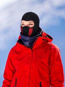 Masque d'hiver complet cagoule pour les sports de neige et les vêtements de travail polaire intérieure ultra douce avec cou étendu pour plus de chaleur - Product Image 5