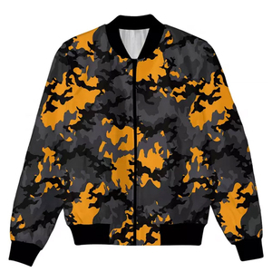 Chaquetas de sublimación para mujer con cremallera, diseñe su propio diseño de moda, chaqueta de sublimación de bombardero de satén para hombres - Product Image 5