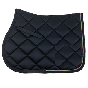 Shemax 2023 haute qualité personnalisé en gros cheval équestre tapis de selle vente chaude arc-en-ciel lin - Product Image 1