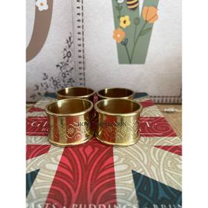 Nouveauté : Anneau de serviette en métal, couleur noire, taille personnalisée, cadeaux décoratifs de table de mariage, en stock, écologique - Product Image 5